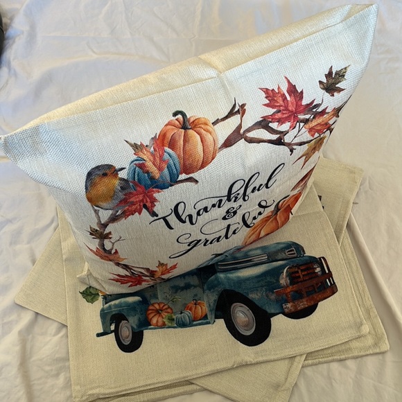 CDWERD Fall Pillow Covers 18 x 18 inch Set of Four - Picture 6 of 6